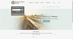Desktop Screenshot of fresnofirstbank.com